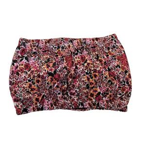 Topshop floral tube top, size 4